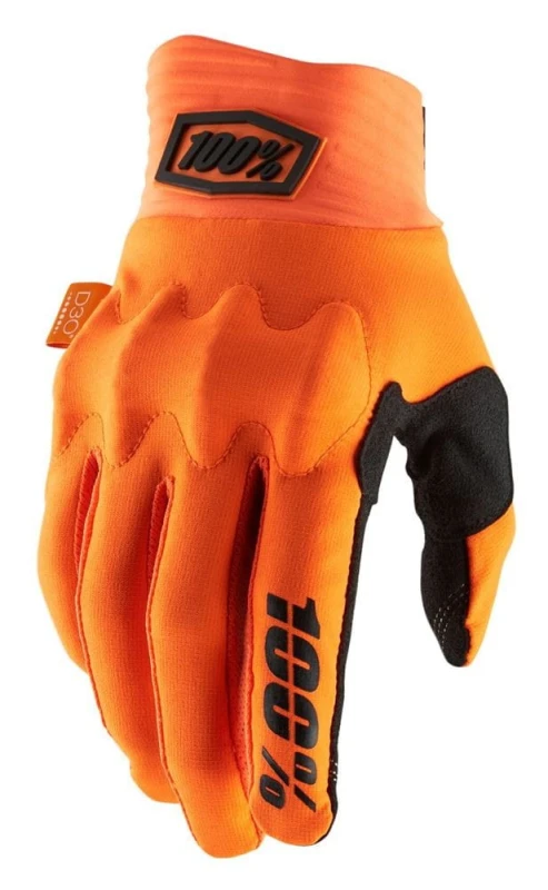 Rękawiczki 100% COGNITO Glove fluo orange black roz. L (długość dłoni 193-200 mm) (NEW)