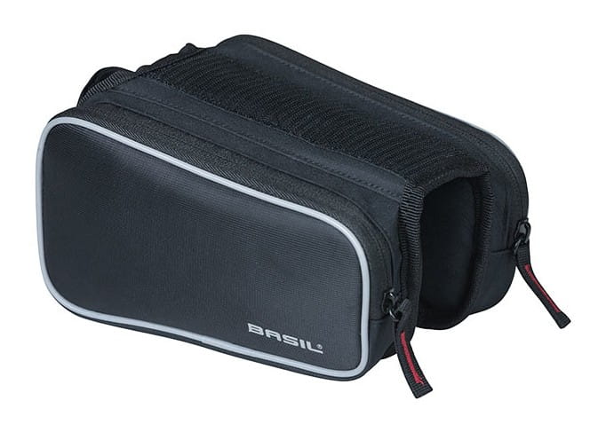 Torba na ramę BASIL SPORT DESIGN TOP TUBE FRAME DOUBLE BAG 1.5L, wodoodporna czarna (NEW)