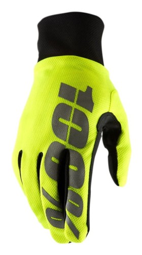 Rękawiczki 100% HYDROMATIC Waterproof Glove neon yellow roz. XXL (długość dłoni 209-216 mm)