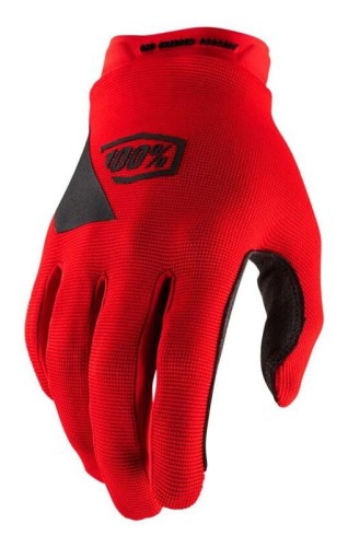 Rękawiczki 100% RIDECAMP Glove red roz. S (długość dłoni 181-187 mm)