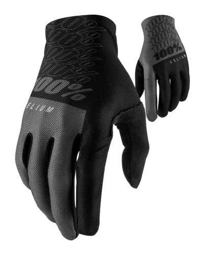 Rękawiczki 100% CELIUM Glove black grey roz. M (długość dłoni 187-193 mm) (NEW)