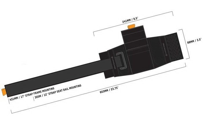 Torebka na klucze podręczne BLACKBURN SWITCH WRAP BAG bez kluczy (NEW)