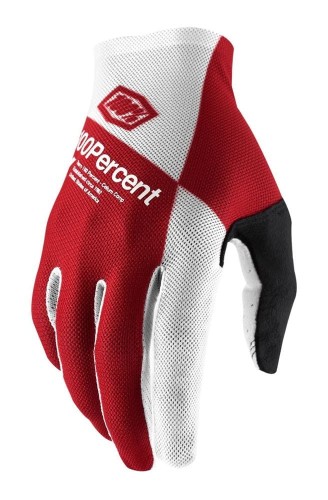 Rękawiczki 100% CELIUM Glove cherry silver roz. XL (długość dłoni 200-209 mm) (DWZ)