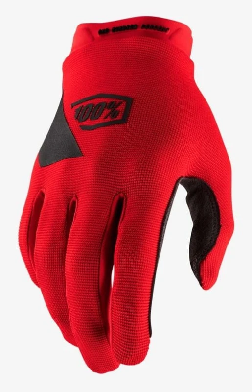 Rękawiczki 100% RIDECAMP Youth Glove red roz. L (długość dłoni 159-171 mm) (NEW)