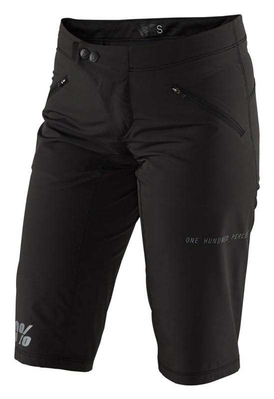 Szorty damskie 100% RIDECAMP Womens Shorts black roz. S