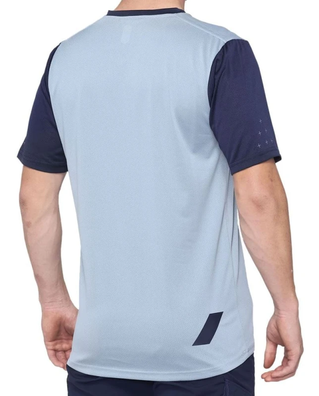 Koszulka męska 100% RIDECAMP Jersey krótki rękaw light slate navy roz. S