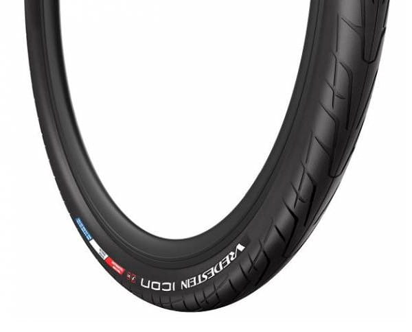 Opona trekking e-bike VREDESTEIN ICON 26x2.20 (55-599) drut wkładka antyprzebiciowa refleks czarna (NEW)