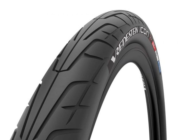 Opona trekking e-bike VREDESTEIN ICON 26x2.20 (55-599) drut wkładka antyprzebiciowa refleks czarna (NEW)