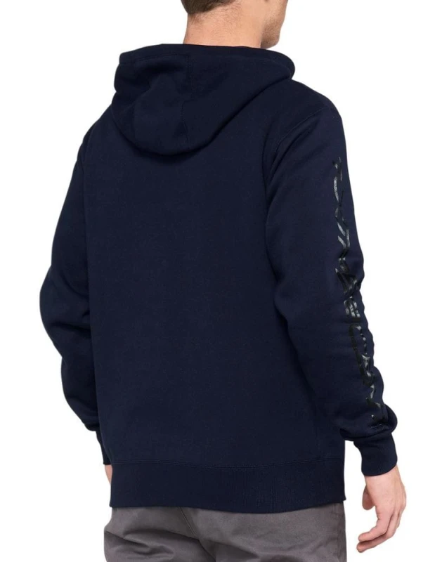 Bluza męska 100% SYNDICATE Hooded Zip Sweatshirt Navy Black roz. XL (NEW)