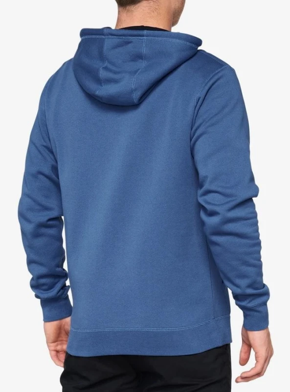 Bluza męska 100% BURST Hooded Pullover Sweatshirt Federal Blue roz. M (NEW)