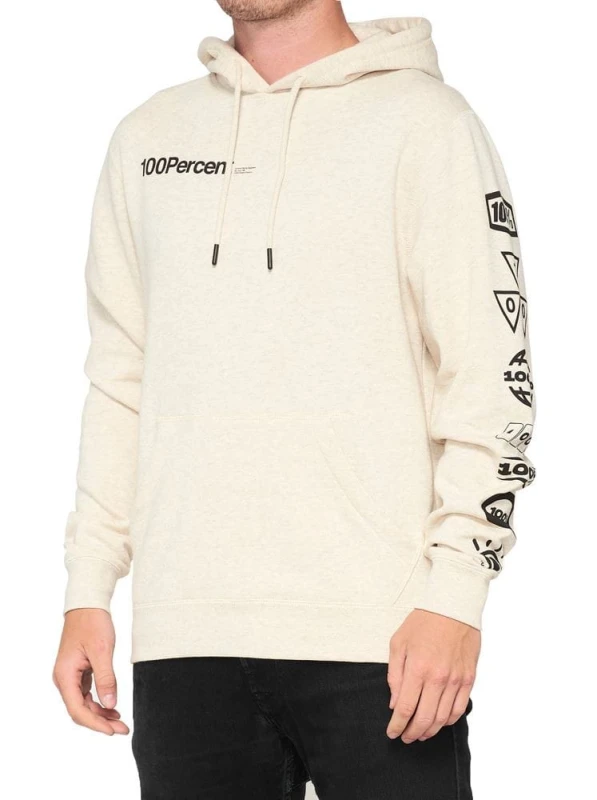 Bluza męska 100% SUPER FUTURE Hooded Pullover Sweatshirt Oatmeal Heather roz. XL (NEW)