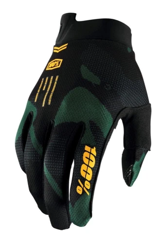 Rękawiczki 100% ITRACK Glove sentinel black roz. M (długość dłoni 187-193 mm) (DWZ)