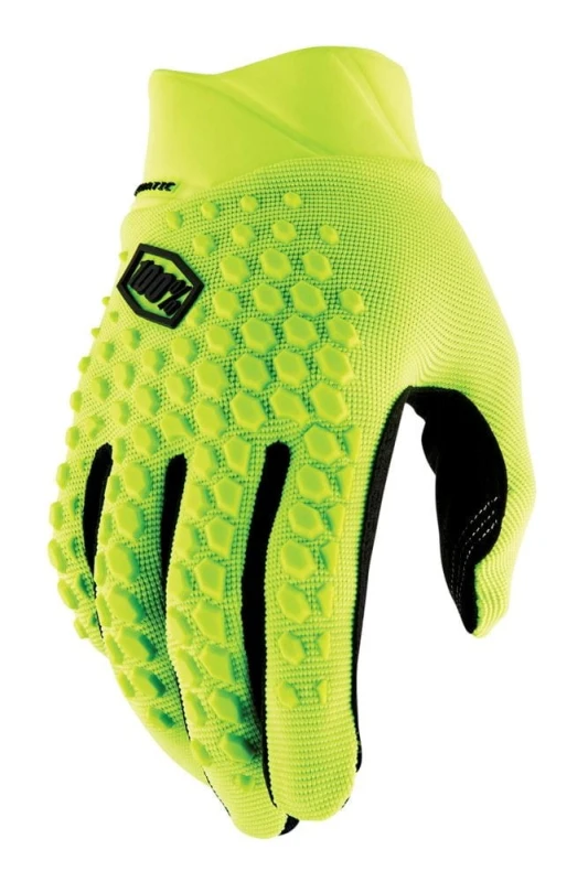 Rękawiczki 100% GEOMATIC Glove fluo yellow roz. XXL (długość dłoni 209-216 mm) (NEW 2022)