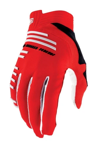 Rękawiczki 100% R-CORE Gloves Racer Red - S (długość dłoni 181-187 mm) (NEW 2022)