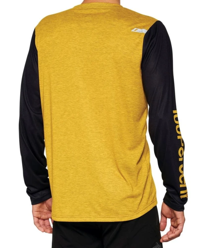 Koszulka męska 100% AIRMATIC Long Sleeve Dijon roz. XL
