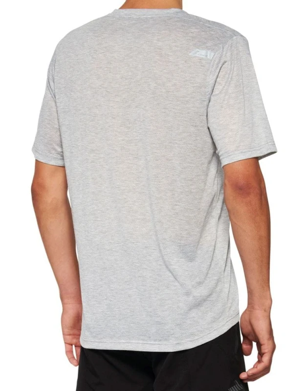 Koszulka męska 100% AIRMATIC Mesh Jersey krótki rękaw grey roz. S (NEW 2022)