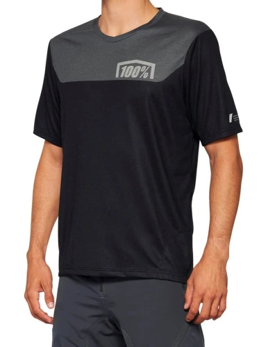 Koszulka męska 100% AIRMATIC Jersey krótki rękaw grey midnight roz. M (NEW 2022)
