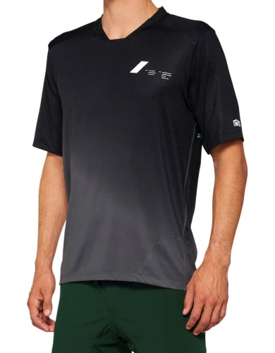Koszulka męska 100% CELIUM Jersey krótki rękaw black charcoal roz. M