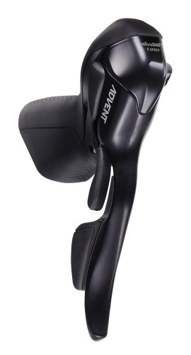 Klamkomanetka MICROSHIFT ADVENT, Prawa, 9.rzędowa, Nie kompatybilna z Shimano, Dual Control, Czarna (NEW)