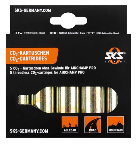 Naboje CO2 do pompki Airchamp Pro  5 x 16g