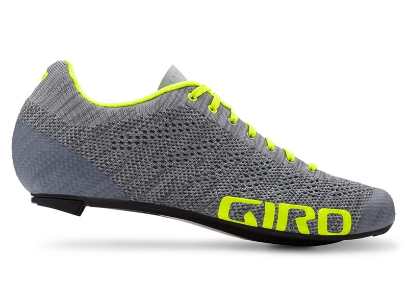 Buty męskie GIRO EMPIRE E70 KNIT grey heather highlight yellow roz.42,5 (DWZ)
