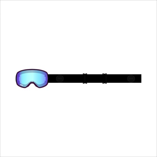GOGLE SNOWBOARDOWE IMX PEAK PURPLE MATT BLACK - SZYBA PODWÓJNA BLUE IRRIDIUM + BROWN