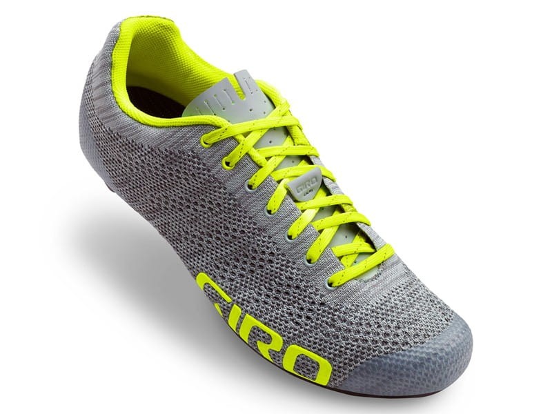 Buty męskie GIRO EMPIRE E70 KNIT grey heather highlight yellow roz.42,5 (DWZ)