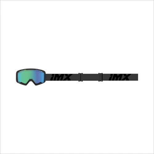 GOGLE IMX SNOW MATT BLACK /BLACK - SZYBA PODWÓJNA GREEN IRRIDIUM + BROWN (1 SZYBA W ZEST.)