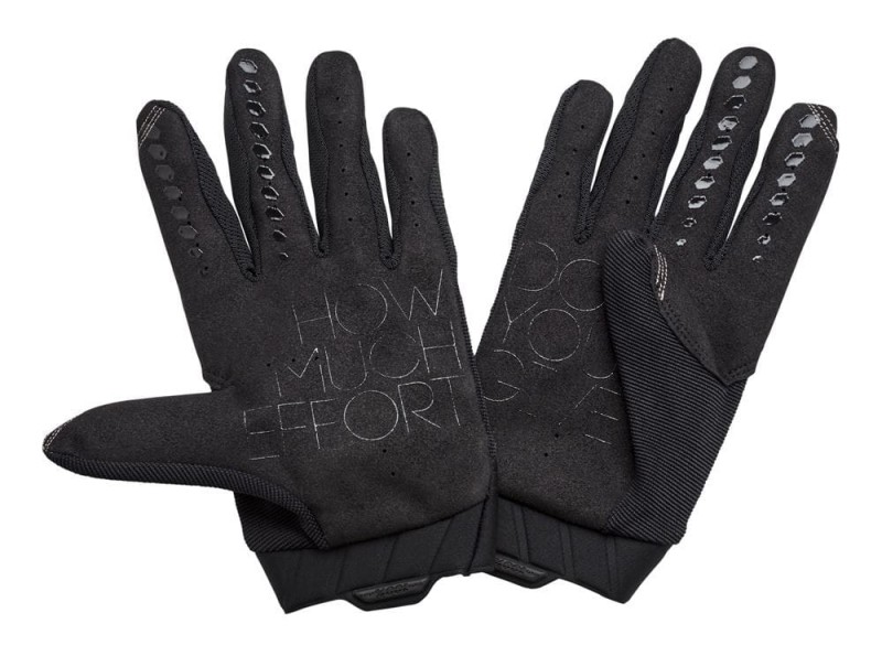 Rękawiczki 100% GEOMATIC Gloves Black/Charcoal - S (długość dłoni 181-187 mm) (NEW 2022)