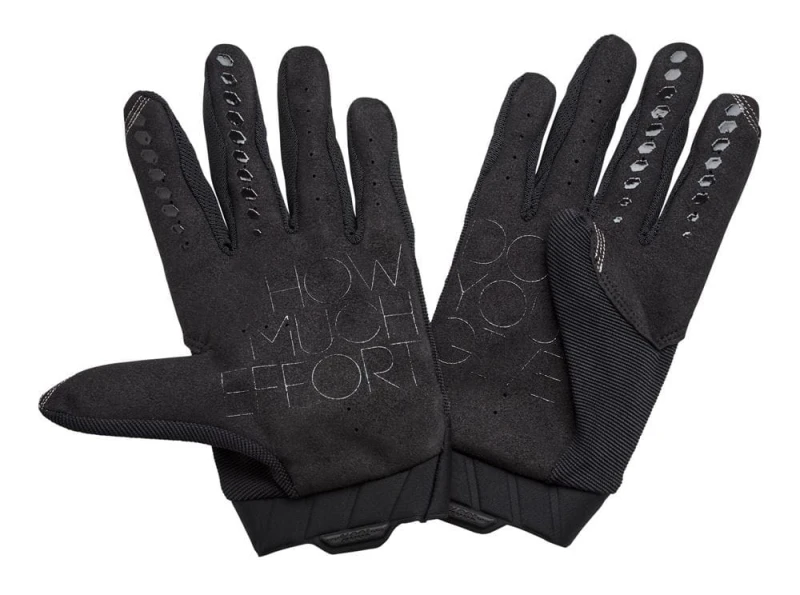 Rękawiczki 100% GEOMATIC Gloves Black/Charcoal - L (długość dłoni 193-200 mm) (NEW 2022)