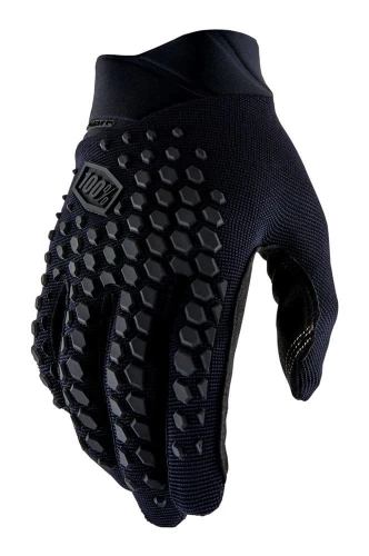 Rękawiczki 100% GEOMATIC Gloves Black/Charcoal - XXL (długość dłoni 209-216 mm) (NEW 2022)