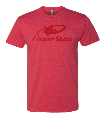 T-shirt LIZARD SKINS SUBTLE LOGO red roz. L (NEW 2023)