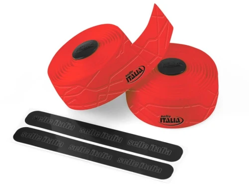Owijka na kierownicę SELLE ITALIA SMOOTAPE Gran Fondo, 2,5mm, Pianka EVA-Żel, Czerwona (NEW)