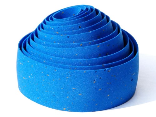 Owijka na kierownicę BIKE RIBBON CORK GEL gr.2,5mm niebieska (NEW)