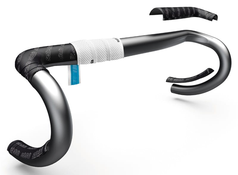 Owijka + wkładki piankowe na kierownicę SELLE ITALIA Shock Absorber kit, Biała (NEW)