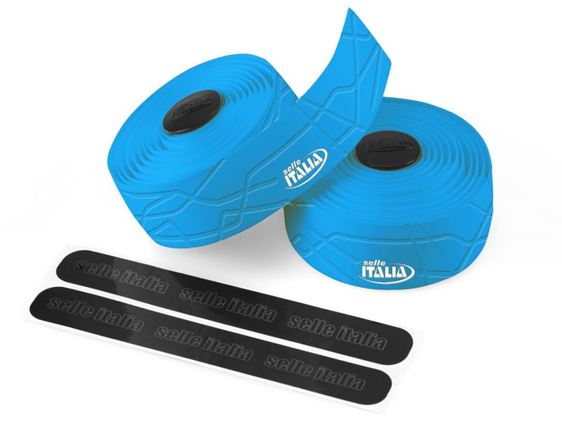 Owijka na kierownicę SELLE ITALIA SMOOTAPE Gran Fondo, 2,5mm, Pianka EVA-Żel, Niebieska