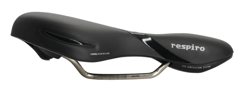 Siodło SELLEROYAL RESPIRO SOFT ATHLETIC 45st. żelowe + elastomery unisex 398g (NEW 2023)