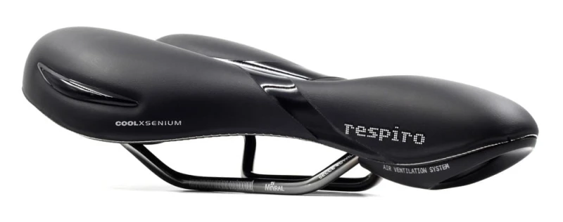 Siodło SELLEROYAL RESPIRO SOFT ATHLETIC 45st. żelowe + elastomery unisex 398g (NEW 2023)