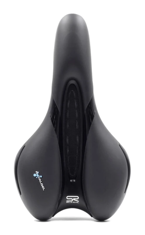 Siodło SELLEROYAL RESPIRO SOFT ATHLETIC 45st. żelowe + elastomery unisex 398g (NEW 2023)