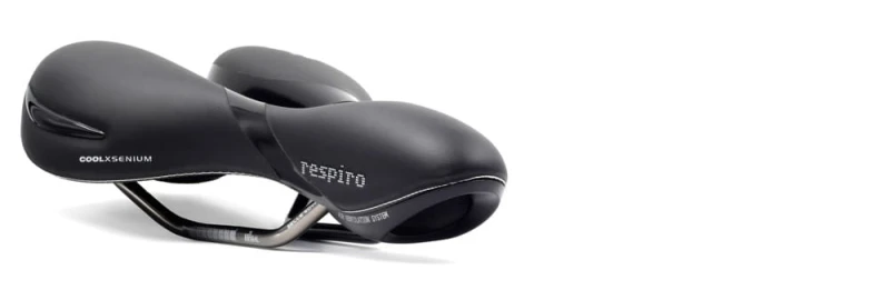 Siodło SELLEROYAL RESPIRO SOFT ATHLETIC 45st. żelowe + elastomery unisex 398g (NEW 2023)