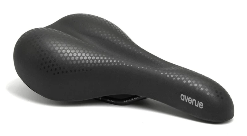 Siodło SELLEROYAL CLASSIC ATHLETIC 45st. AVENUE żelowe + elastomery unisex 450g (NEW 2023)