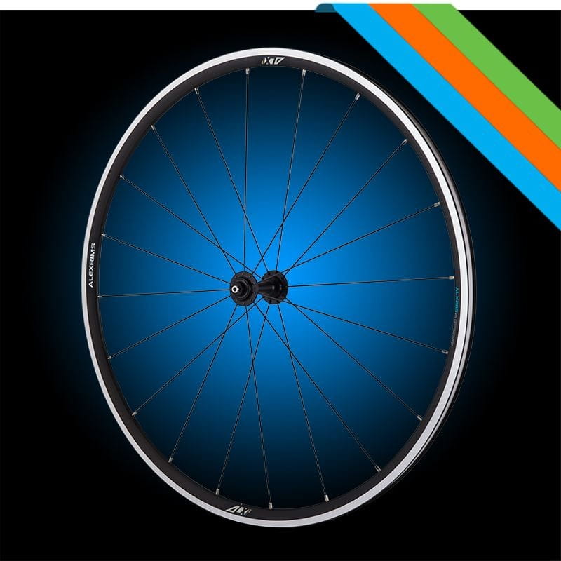 Koła szosowe ALEXRIMS ALX265, 700C, Stożek 24mm, Tubeless Ready, V-brake, Zacisk QR, Waga 1832g (NEW)