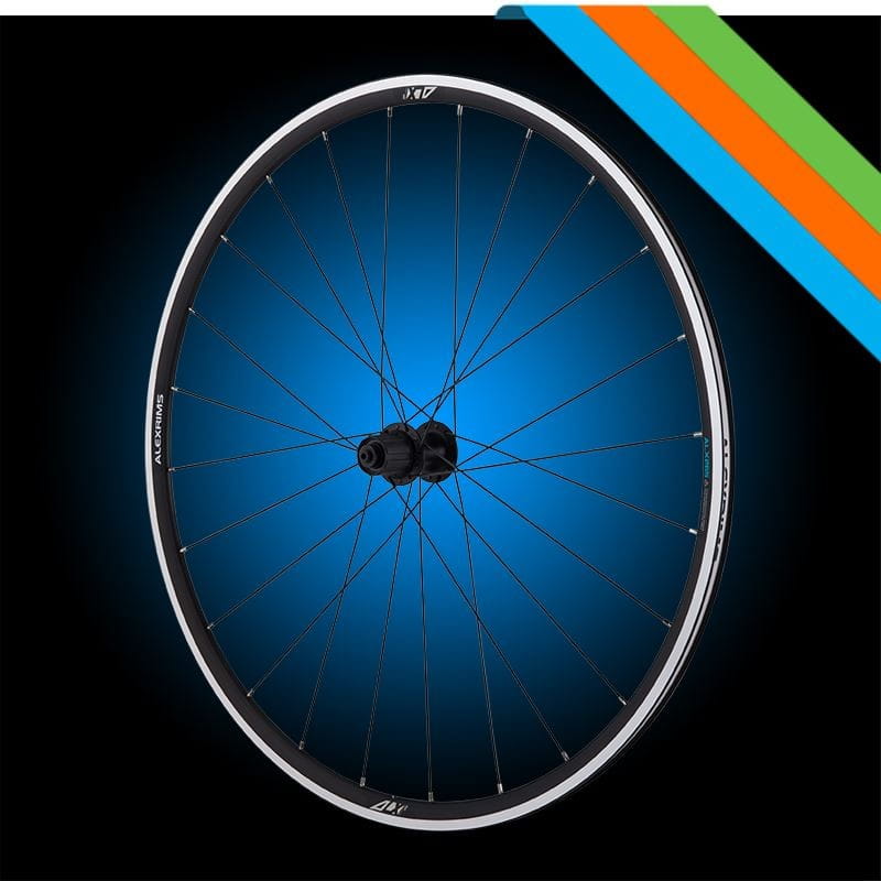Koła szosowe ALEXRIMS ALX265, 700C, Stożek 24mm, Tubeless Ready, V-brake, Zacisk QR, Waga 1832g (NEW)