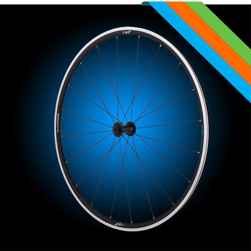 Koła szosowe ALEXRIMS ALX210, 700C, Stożek 24mm, Tubeless Ready, V-brake, Zacisk QR, Waga 1922g (NEW)