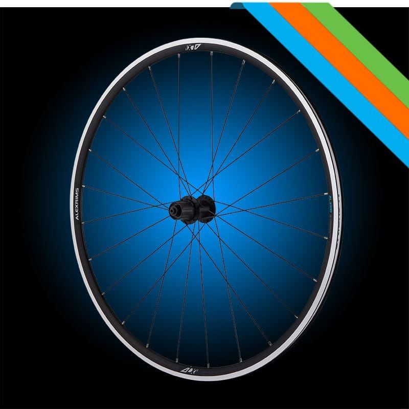 Koła szosowe ALEXRIMS ALX210, 700C, Stożek 24mm, Tubeless Ready, V-brake, Zacisk QR, Waga 1922g (NEW)