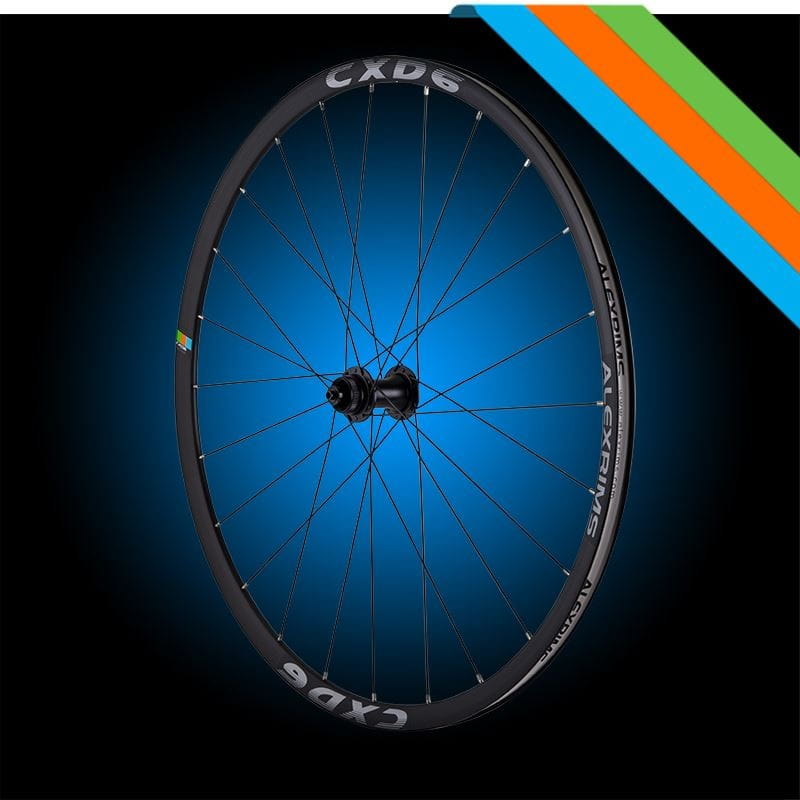 Koła gravelowe ALEXRIMS CXD6, 700C, Stożek 24mm, Tubeless Ready, Disc brake IS, Sztywna oś F12X100/R12X142, Waga 1881g (NEW)