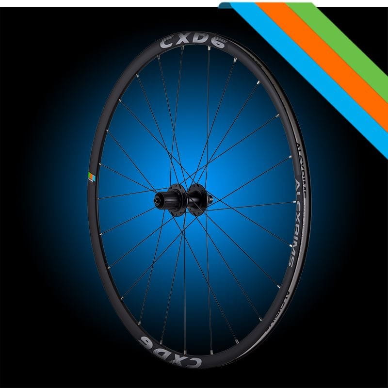 Koła gravelowe ALEXRIMS CXD6, 700C, Stożek 24mm, Tubeless Ready, Disc brake IS, Sztywna oś F12X100/R12X142, Waga 1881g (NEW)