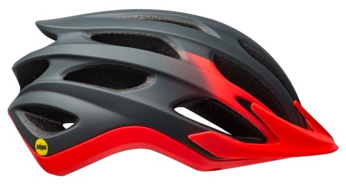 Kask mtb BELL DRIFTER INTEGRATED MIPS matte gloss gray infrared roz. L (58–62 cm) (NEW)