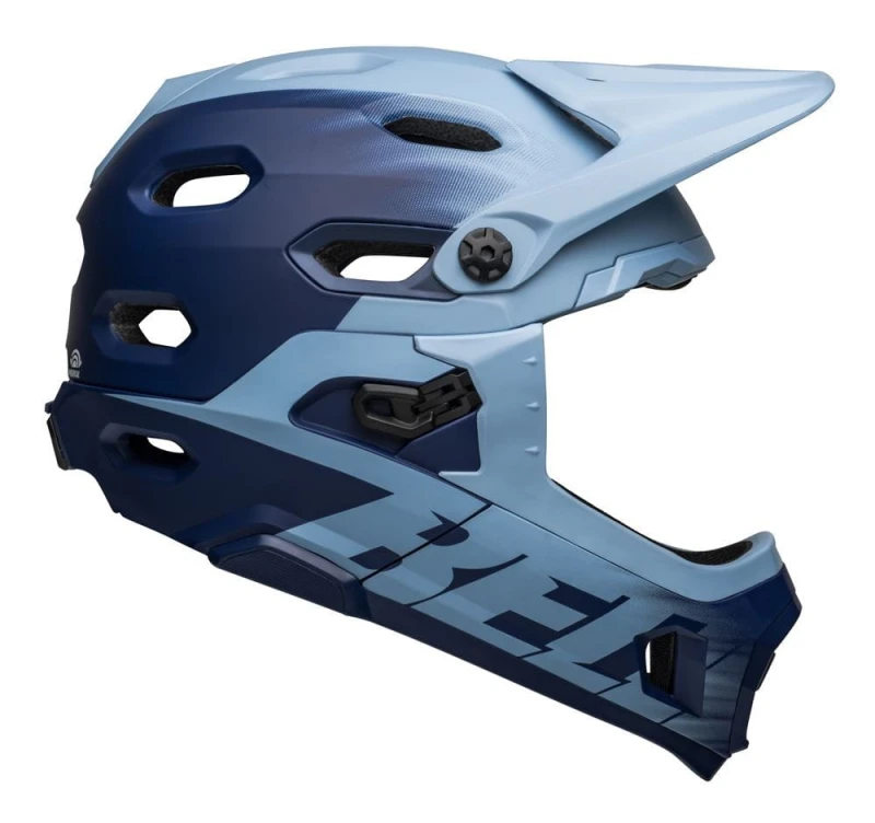 Kask full face BELL SUPER DH MIPS SPHERICAL matte light blue navy roz. L (58-62 cm) (NEW)