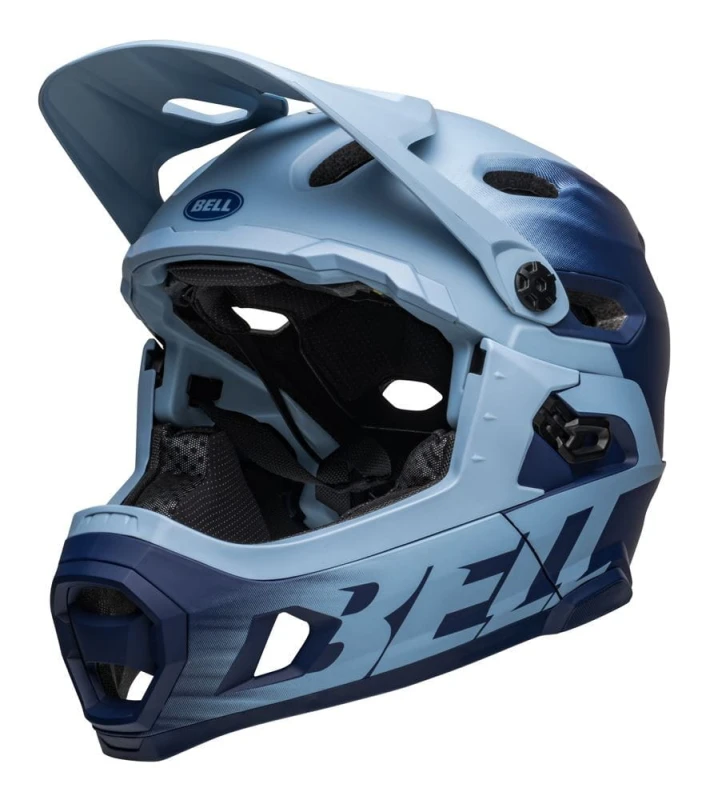 Kask full face BELL SUPER DH MIPS SPHERICAL matte light blue navy roz. L (58-62 cm) (NEW)